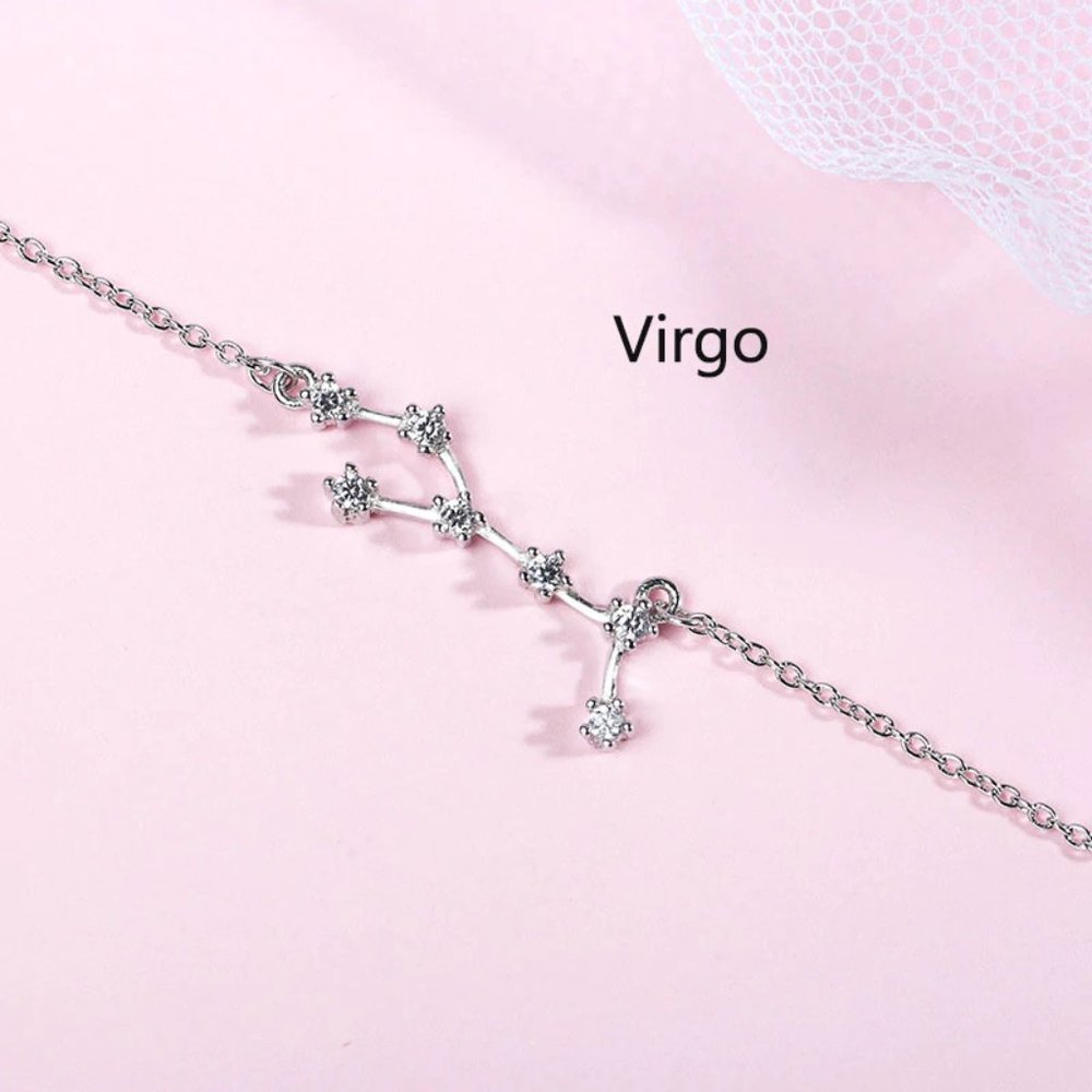 NEW Silver Zodiac Bracelets - Virgo